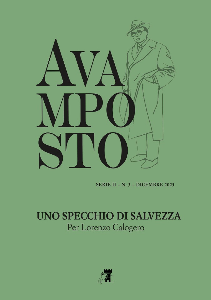 Uno specchio di salvezza. Per Lorenzo Calogero, Anteprima di “Avamposto. Rivista di&nbsp;poesia”
