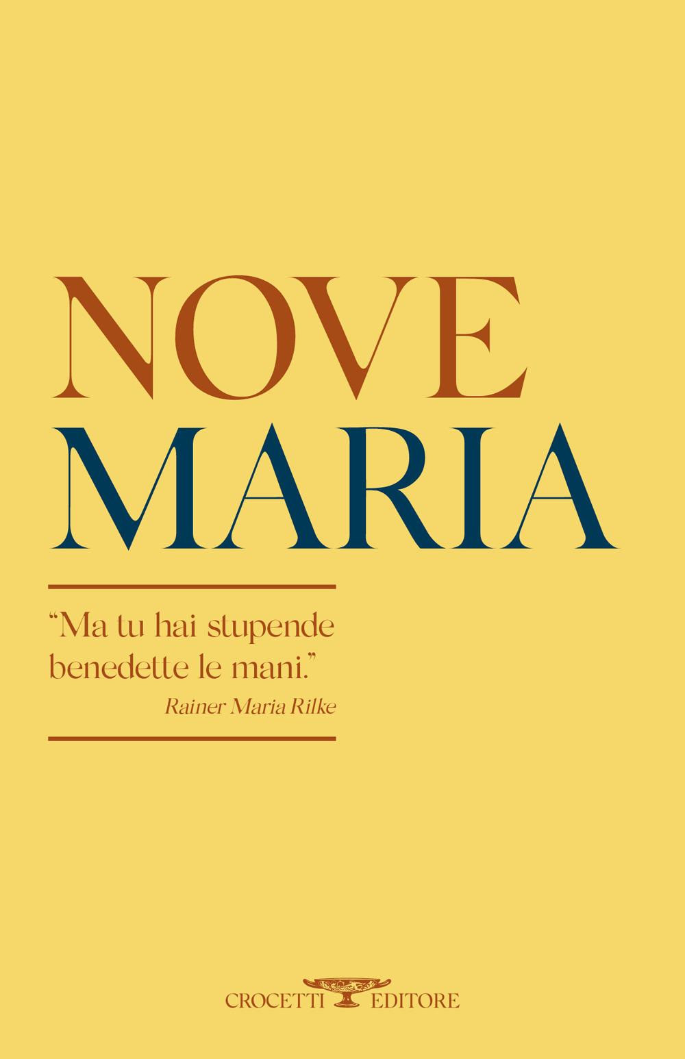MARIA di Aldo Nove (Crocetti Editore,&nbsp;2026)